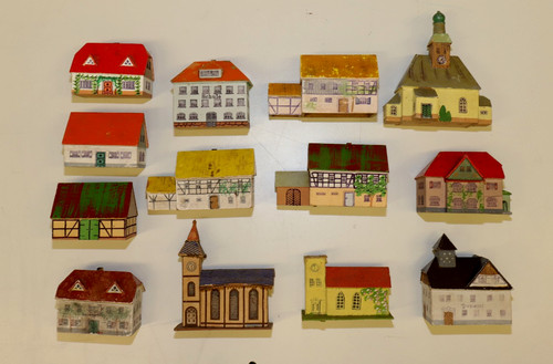 Alte fachwerk holzhäuser - alte,