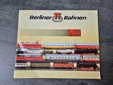 DDR TT BTTB  Zeuke Berliner TT Bahnen Katalog 1985 Reklame Werbung Waggons Loks