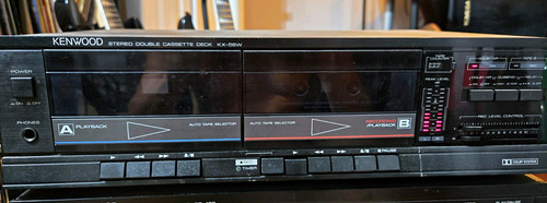 Kenwood 56w dual cassette - kenwood,