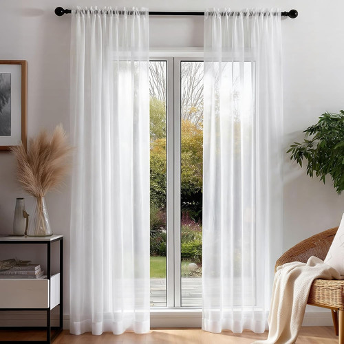 Voile vorhang mit - voile,