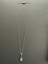 Art-Déco Kette mit Diamant