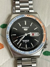 Vintage Seiko 5 Sports Pepsi