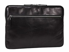 LEONHARD HEYDEN Cambridge Zipped Laptop Case S Laptop Sleeve Black Schwarz