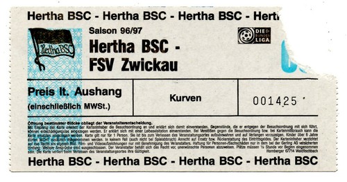 Ticket hertha bsc berlin - 2.,