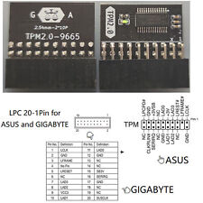 TPM2.0-Modul TPM GA 20-1-Pin-Sicherheitsmodul für Gigabyte ASUS-Plattformmodul