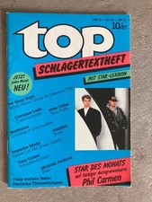 Top Schlagertextheft 10/87 mit Phil Carmen