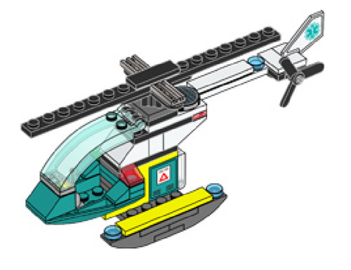 Lego arzt helikopter - lego, /