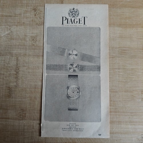 Piaget uhren 1965 - piaget,