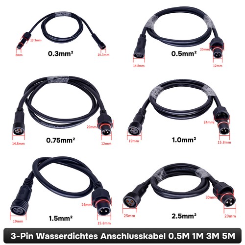 Ip67 wasserdicht kabelstecker - wasserdicht,