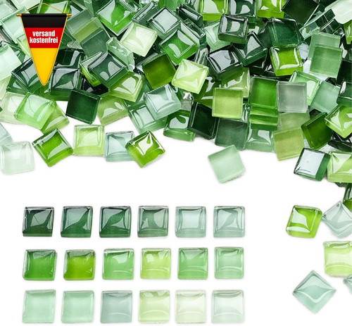 Glas mosaiksteine 1x1cm für - glas,