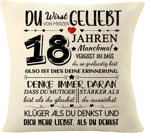 Geschenkidee geburtstag - 18.,