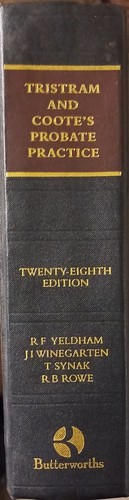 Tristram and coote - tristram, probate