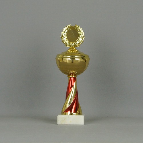 Pokal gold rot mit - cm,