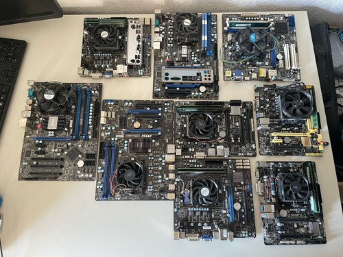 Konvolut mainboards - konvolut, 9x