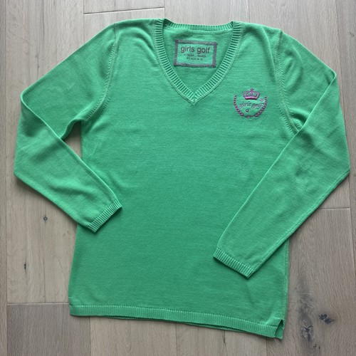 Girls golf pullover grün - girls,
