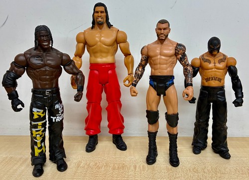 4er set wwe - set, actionfiguren