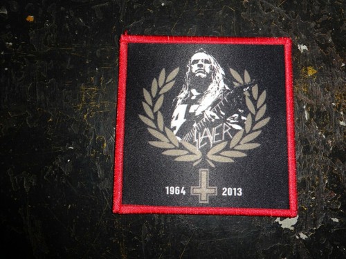 Slayer red border patch thrash - border,