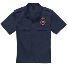 Herren Armee Hemd Kurzarm