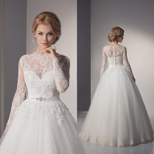 Langarm brautkleid - langarm,