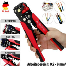Abisolierzange Automatische Crimpzange Kabel Automatik Abisolierer 0,2 - 6 mm²