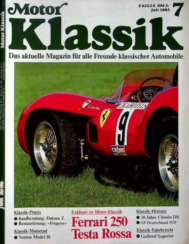 Motor klassik 1985 - klassik, 07/1985