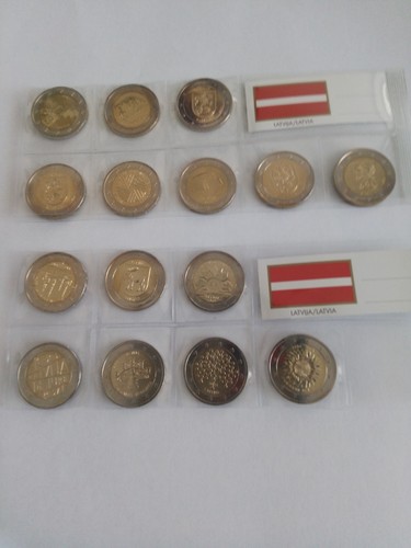 Euro lettland sammlung - 2,