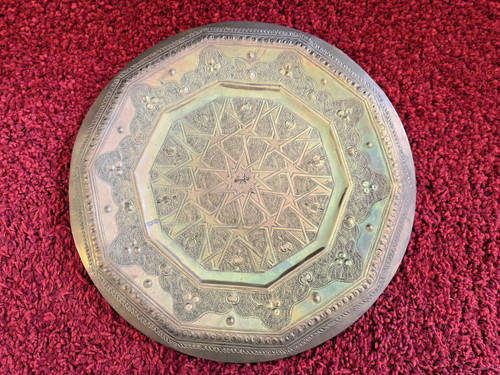 Vintage messing wandteller - vintage,