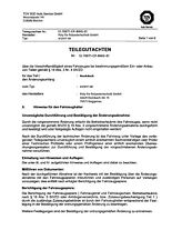 Teilegutachten VW T3 Hochdach - Umbau Poly Fie 412917-00+ Materialgutachten