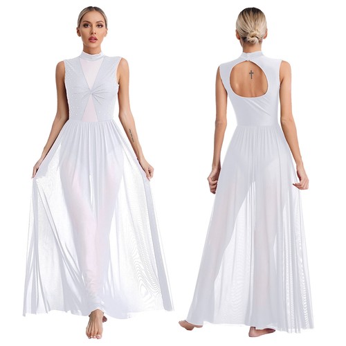 Damen tanzkleid glitzer strass - damen,