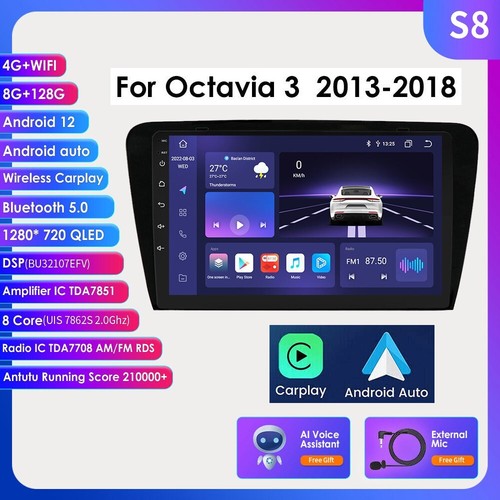128gb für skoda oktavia - 8+128gb,