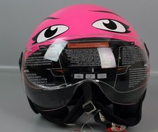 BHR Helm 801 Pink eyes XS, 54 cm Motor Scooter Roller Mofa Demi Jethelm M2-37214