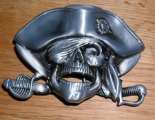 Piraten Gürtelschnalle Buckle Wechselschnalle 4 cm Wechselgürtel