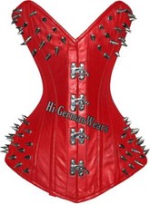 Vollbrust Corsage Schwarz Rot
