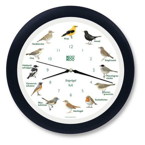 Kookoo wanduhr singvögel funk - kookoo,