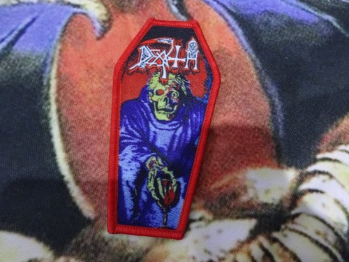 Death coffin shape patch - coffin,