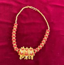 Schöne Bollywood Halskette für Mädchen  Modeschmuck, ca. 40 cm lang