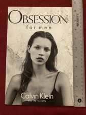 Model Kate Moss for Obsession