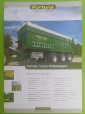 FORTUNA Tridem Muldenkipper