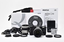 PENTAX Q10 12,4 MP Digitalkamera 02 STANDARD & 06 TELEPHOTO mit Box [Near Mint]