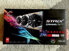 Asus ROG Strix Radeon RX 480 8 GB Grafikkarte Gebraucht Gereinigt