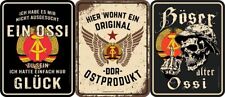 Ossi Sprüche-Schilder DDR