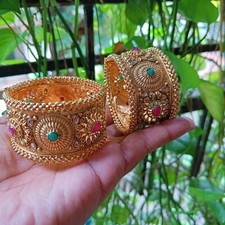 Brautschmuck 22k vergoldet - 22k,
