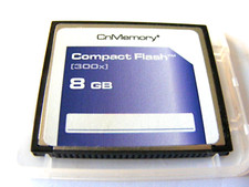 8GB Compact Flash Card 300x ( 8 GB CF Karte ) CnMemory gebraucht
