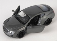 BLITZ VERSAND Bentley Continental Supersports 2009 grau Welly Modell Auto NEU