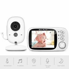 Babyphone, Baby Videokamera mit 3,2'' LCD Digital Bildschirm 750mAh Akku