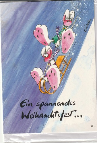 Weihnachtskarte diddl ein - weihnachtskarte,, “
