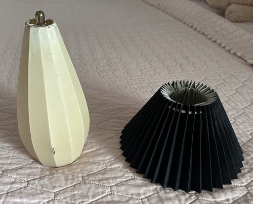 Alte lampenschirme beige - alte,