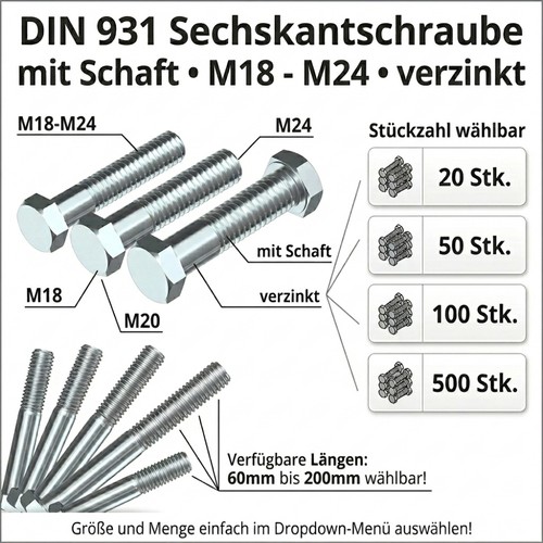 M18 m24 din 931 - m18-m24,