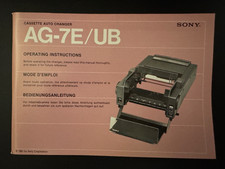 SONY AG-7E Kassetten Wechsler