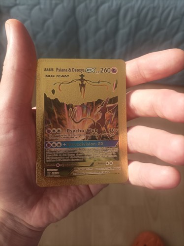 Pokemon karte metall optik - karte,